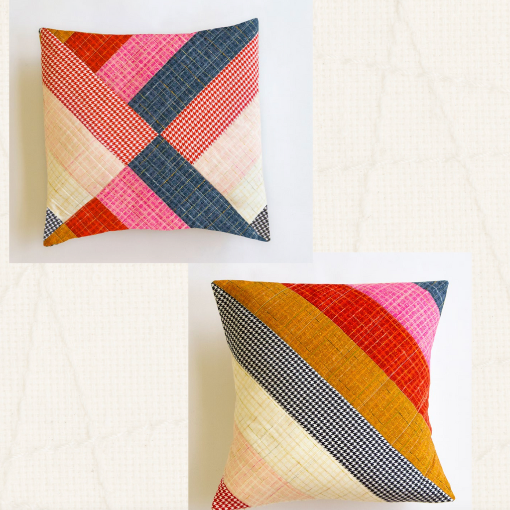 Free Checkered Pillow Pattern - AGF Studios