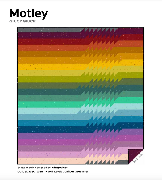 *FREE* Motley Quilt Pattern - By Guicy Guice | Stagger Quilt